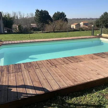 Maison Charentaise Avec Piscine Chauffee, Jardin Prive Et Proche Commerces, Ideale Pour Couples - Fr-1-653-228 Landsted Aunac-sur-Charente