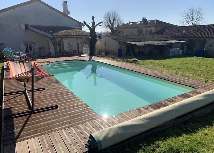 펜션 Maison Charentaise Avec Piscine Chauffee, Jardin Prive Et Proche Commerces, Ideale Pour Couples - Fr-1-653-228