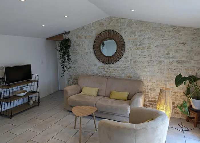 펜션 Maison Charentaise Avec Piscine Chauffee, Jardin Prive Et Proche Commerces, Ideale Pour Couples - Fr-1-653-228